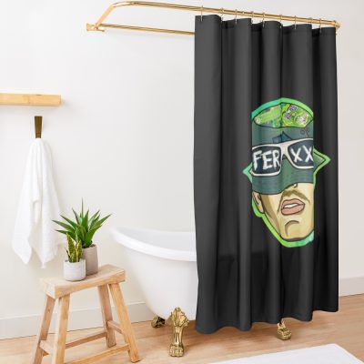 Design Feid Ferxxo Shower Curtain Official Feid Merch