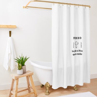 Feid T-Shirt "I Ask God" Shower Curtain Official Feid Merch